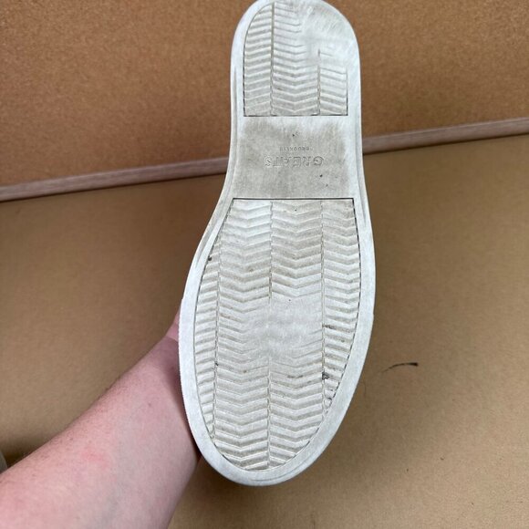 Greats Brooklyn The Royal Knit Low Top Gray White Sneakers Shoes Mens US 12 - Picture 4 of 9